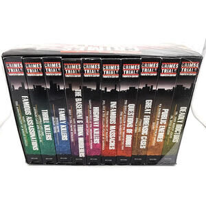 Great Crimes and Trials of the Twentieth Century • 10‑VHS •Vintage Documentary